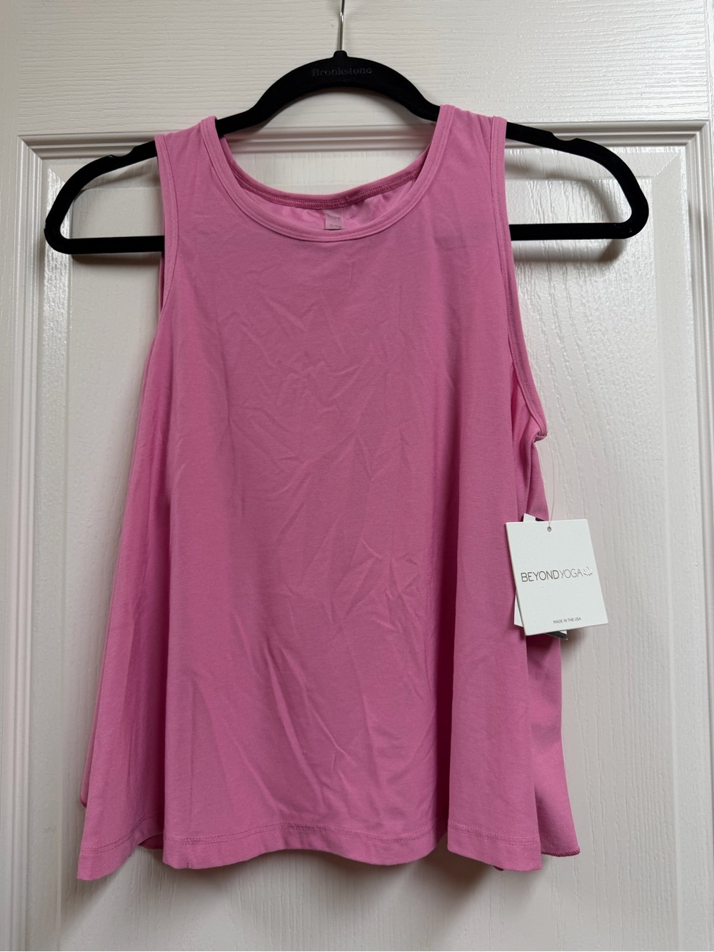 Beyond Yoga Bubblegum Pink Relaxed Swing Tank